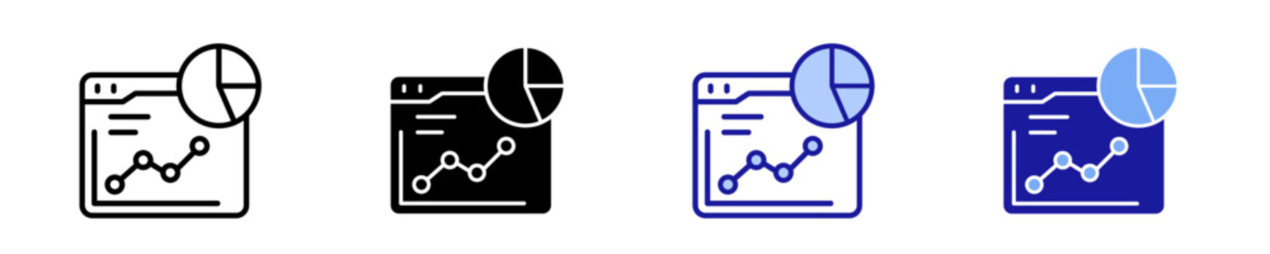 Data Scientist  Icon Set Multiple Style Collection
