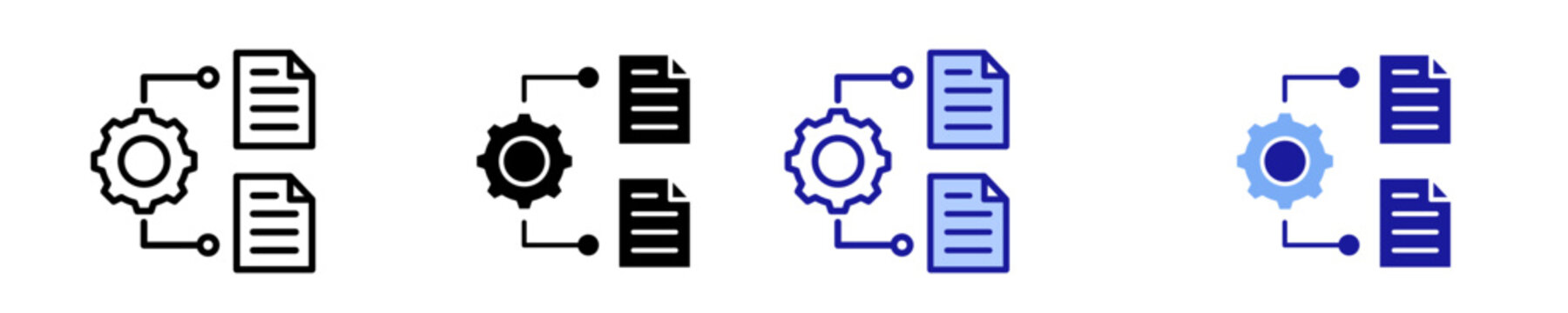 Data Discovery  Icon Set Multiple Style Collection
