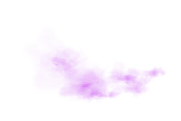 Light Purple Smoke. Transparent Cloud Effect with Soft Mist and Vapor Texture