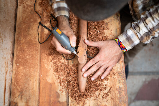 Crafting a flute with precision and artistry