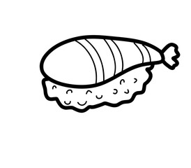 Cute Sushi Kawaii Characters