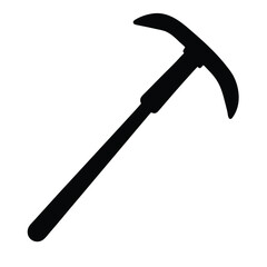 A classic claw hammer, a steel tool with a black handle, isolated on a white background for construction and repair
