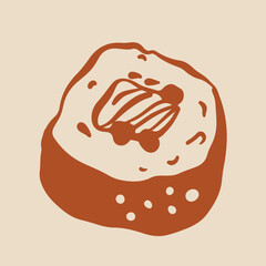 Sushi food ink Japanese cuisine	
