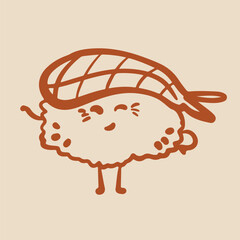 Sushi food ink Japanese cuisine	
