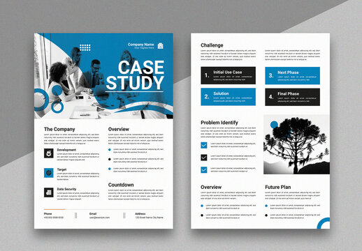 Modern Case Study Template Layout