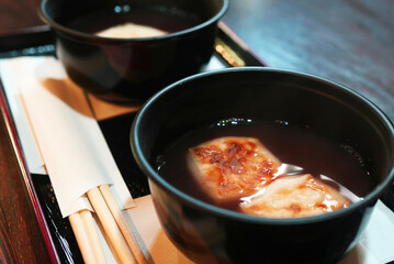お茶屋さんのぜんざい　お餅入り和スイーツ2つ