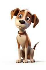 Obraz premium Sad dog figurine animal mammal.