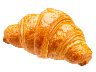 croissant isolated on white background