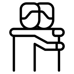 Icon wallet with card