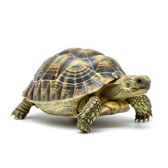 Obraz premium Detailed Close-up of a Tortoise with Textured Shell.