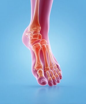 foot with hammertoe deformity