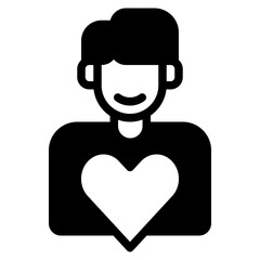 Illustration Heart on Chest