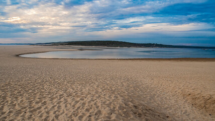 Beach located on the Costa de la Galé, Portugal