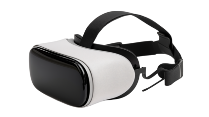 VR headset isolated on white background
