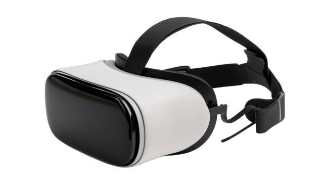VR headset isolated on white background