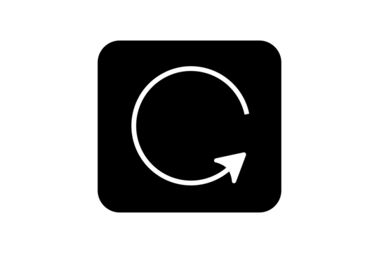 white reload page and refresh web page for website app