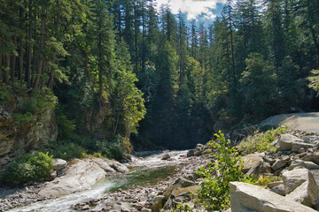 A view of the Hope Nicola valley.   Coquihalla Canyon Provincial Park. BC Canada
