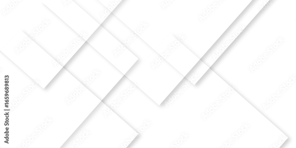 Poster white square pattern on banner design. modern and minimal concept gold lines abstract geometric back