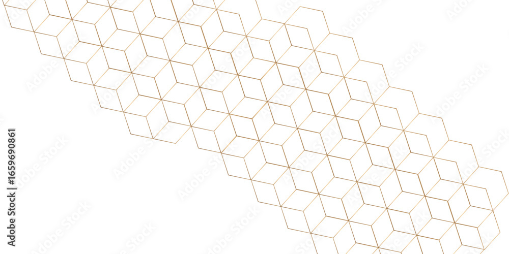 Aufkleber modern minimal and clean white gold background with realistic line wave geometric circle shape, abst