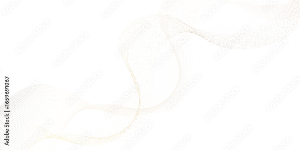 Poster abstract wave blend lines on transparent background. design for banner, wallpaper, background and ma