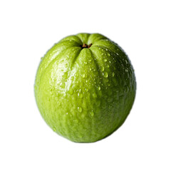 green apple isolated on white background