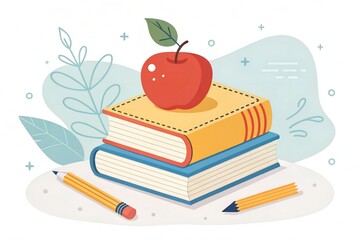 Back to School Education Vector Set