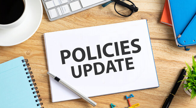policies update text	