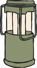 retro lantern Illustrator Artwork illustration