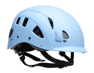 Fototapeta premium Protective Climbing Helmet Front View, Modern Outdoor Safety Gear, PNG
