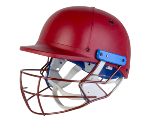 Top-Down Cricket Helmet View, Reliable Sports Equipment PNG