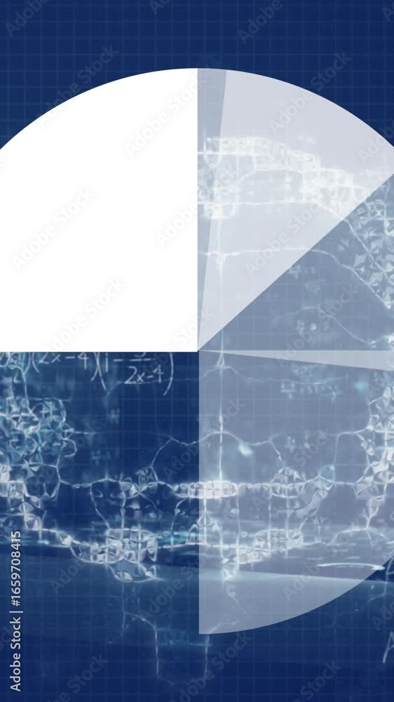 Poster animation of globe over data processing
