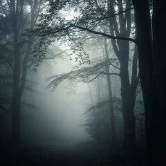 Obraz premium morning in the forest