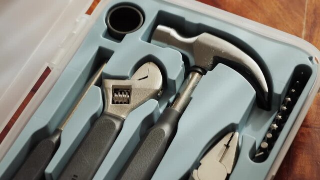 Tool boxes, maintenance kits, various tools for home helper for male.