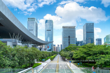 Skyscrapers in the city of technology, China is Shenzhen.
