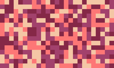 Abstract pixel art background.  Muted coral, mauve  beige squares create a modern, textured design perfect for website banners, social media posts, or print projects.