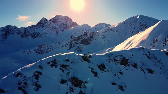 Alpine Mountains 4k 60fps Drone Footage