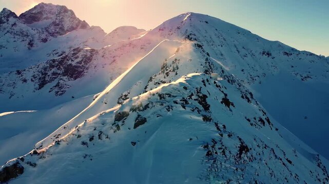 Mountains 4k 60fps DJI Drone Shot