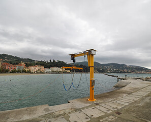 Very nice view of san terenzo a nice village near la spezia