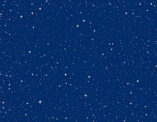 Night sky, scattered stars