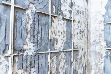 Old residential bathroom and toilet repair. wall preparation for tiling, Euro repair. Interior Renovation.