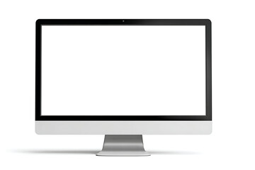 Fototapeta premium computer monitor isolated on white