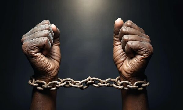 Symbolic Image of Hands in chains