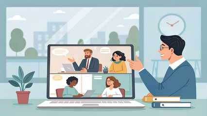 business people working together