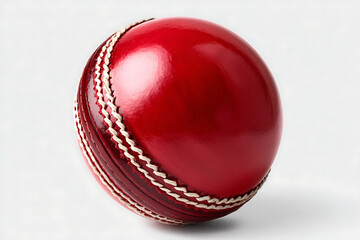 cricket ball isolated on white