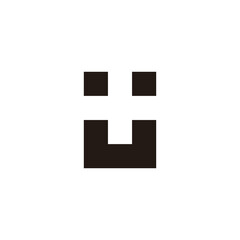 Obraz premium Letter u plus, hospital geometric symbol simple logo vector