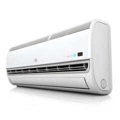 air conditioner on white background