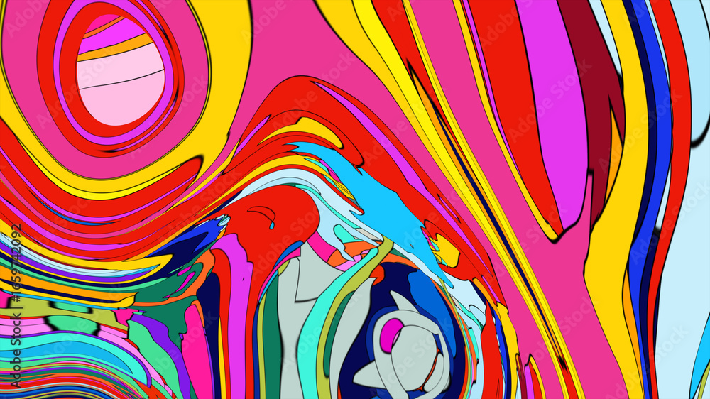 Poster abstract colorful background with lines