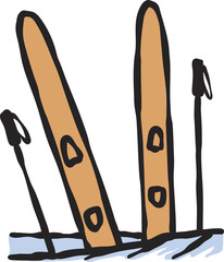 snow board Illustrator Artwork design