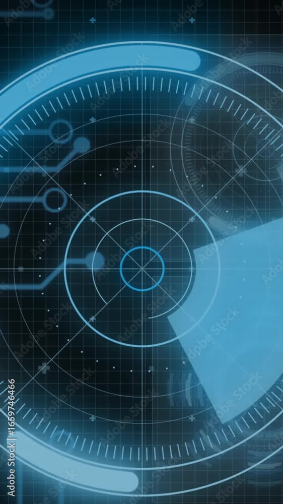 Aufkleber animation of scope scanning and data processing