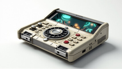 Obraz premium Vintage Future Device Blueprint